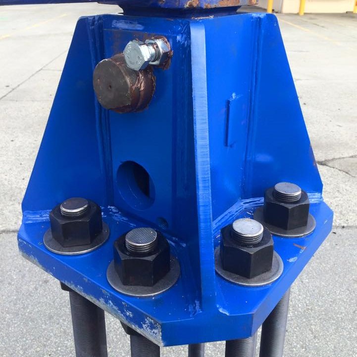 Tower Crane Anchors, tiebacks, collars and signs ArcRite Industries Ltd