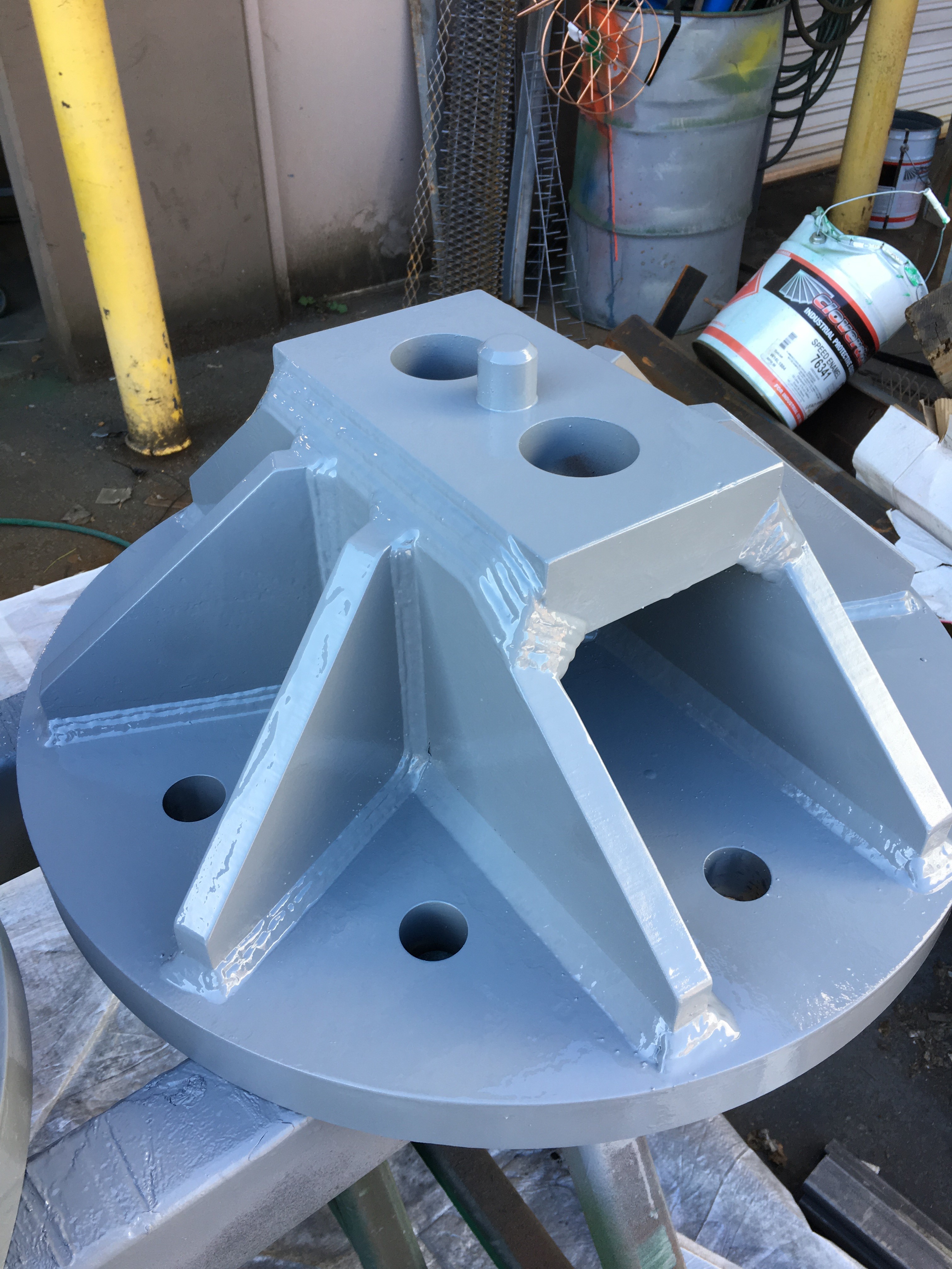 Tower Crane Anchors, tiebacks, collars and signs ArcRite Industries Ltd